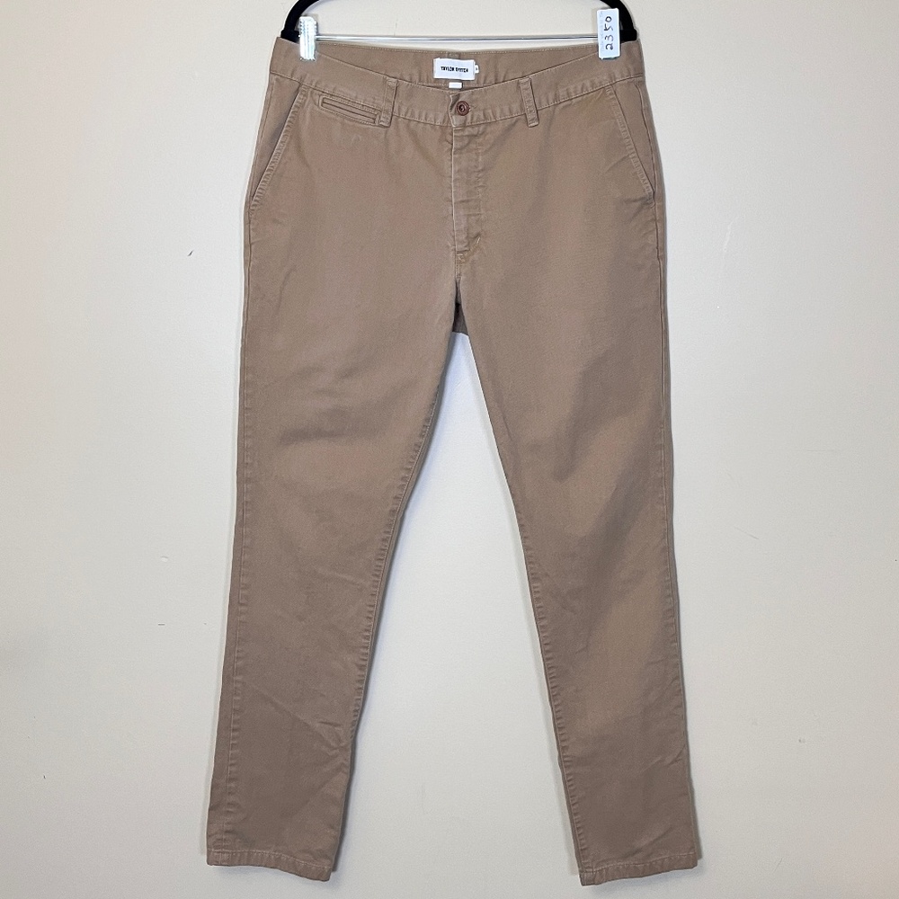 Taylor Stitch Foundation Slim Fit Cotton Chino Pants - Men's Size 36*34 - Tan